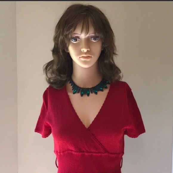 Valentine red shimmer dress - Picture 7 of 7